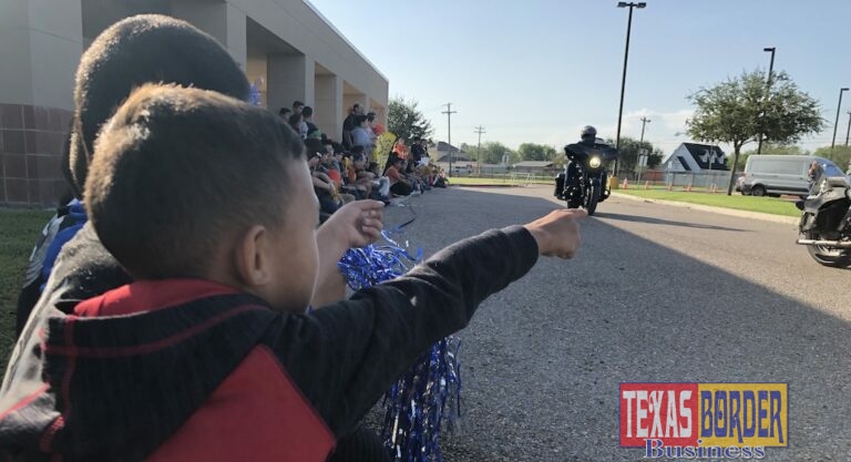 Local Biker Group Donates more than 300 Backpacks to PSJA Elementary Students