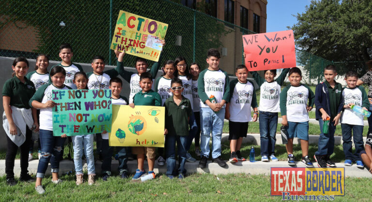 Hundreds of PSJA ISD students join Global Climate Event through Organized walkout
