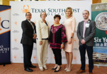 TSC, VBMC expand partnership to include CNA program Texas Southmost College and Valley Baptist Medical Center-Brownsville expanded their longtime partnership to include the Certified Nursing Assistant program during a Signing Ceremony Aug. 28, 2019 at the TSC Performing Arts Center in Brownsville. From left, TSC President Jesús Roberto RodrÃguez, TSC Vice President of Instruction Joanna Kile, TSC Board of Trustees Chairwoman Adela G. Garza, VBMC-Brownsville Chief Executive Officer Leslie Bingham and VBMC-Brownsville Director of Strategy Brandon Mohler.