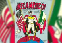 “Relampago” created by Judge Margarito C. Garza with art by Sam G. González, 1977. The work of five artists will be featured in a month long exhibit at STC’s Pecan Campus Rainbow Room Sept. 15 – Oct. 15.