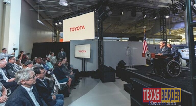 Gov. Abbot Thanks Toyota Investment for the 800 Million Economic Package in San Antonio