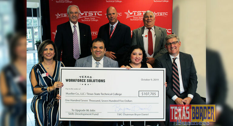 TSTC, Mueller Co. receive TWC skills grant for workforce training