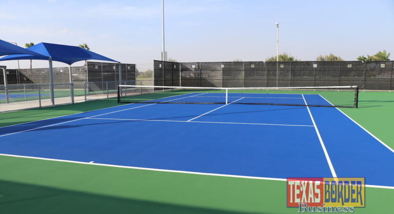 Ribbon Cutting set for Mission Tennis Center