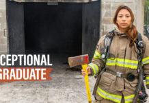 Exceptional Graduate: Female Fire Cadet Chases a Burning Passion