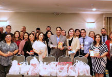 Food Bank RGV CEO, Stuart Haniff, MHA, (center) received a food donation equivalent to 343 meals from the McAllen Hospitality Task Force at a recent meeting. He is joined by members representing travel, tourism and hospitality professionals from McAllen, Texas. Find out how to fight hunger at www.foodbankrgv.com.