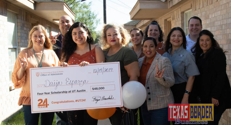 Two PSJA students surprised at their homes with $48,000 checks