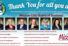 Mission CISD celebrates School Board Recognition Month