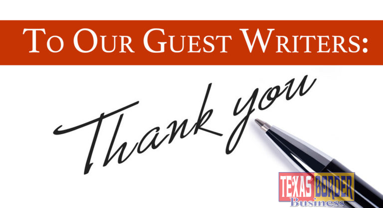 Thank you! to our Guest Writers