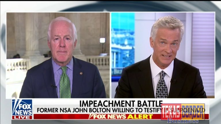 Cornyn on Fox: President Exercised Constitutional Authority on Iran, Ball in Pelosi’s Court on Impeachment