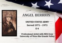 Army Veteran Angel Berrios leads Pledge of Allegiance