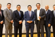 Dean of Texas A&M Law School visits with PSJA students