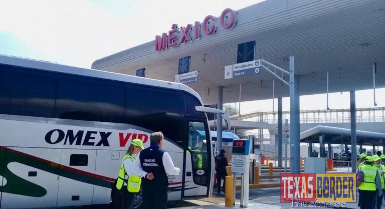 Government of Tamaulipas screening the general public at international crossings