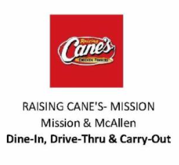 Raising Cane's Mission and McAllen