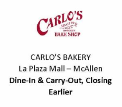 Carlo's Bakery La Plaza Mall McAllen