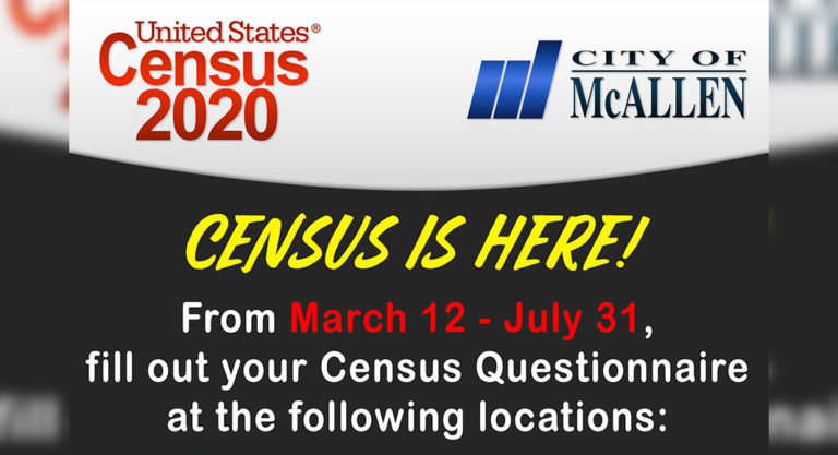 City of McAllen to Host Census 2020 Self-Response Sites