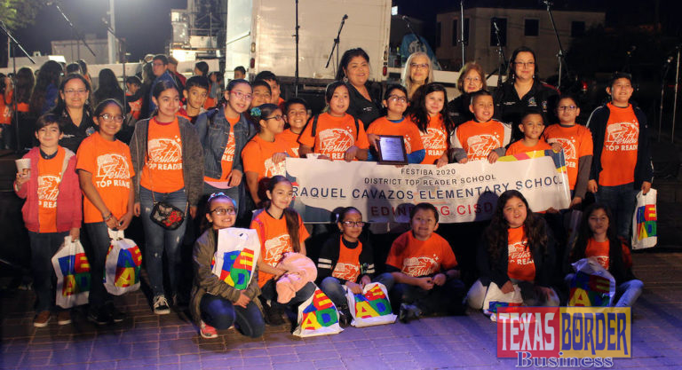 Cavazos Elementary recognized as Top Readers at FESTIBA