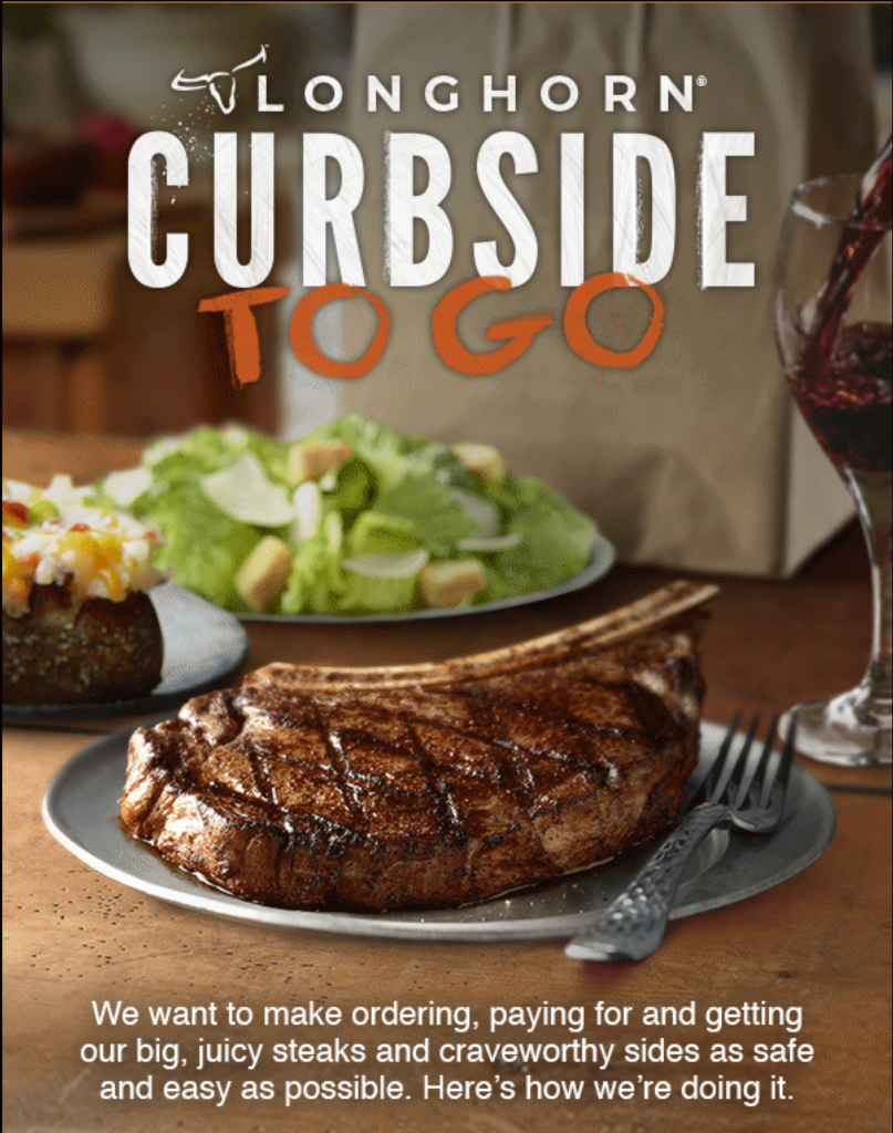 Longhorn Steakhouse is Open for Curbside To-Go! - Texas ...