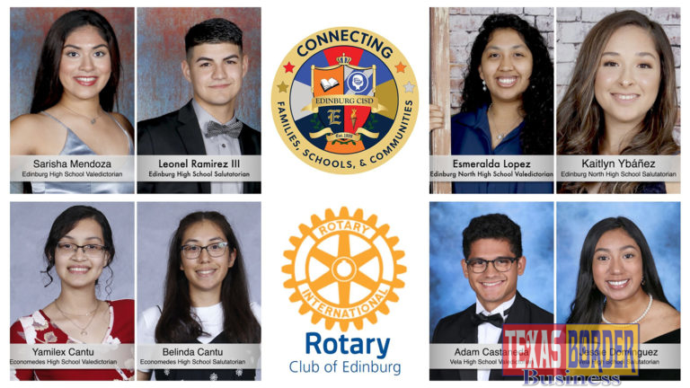 Edinburg Rotary honors ECISD valedictorians, salutatorians