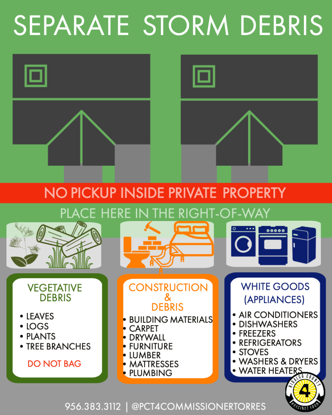 Precinct 4 Debris Pickup Texas Border Business