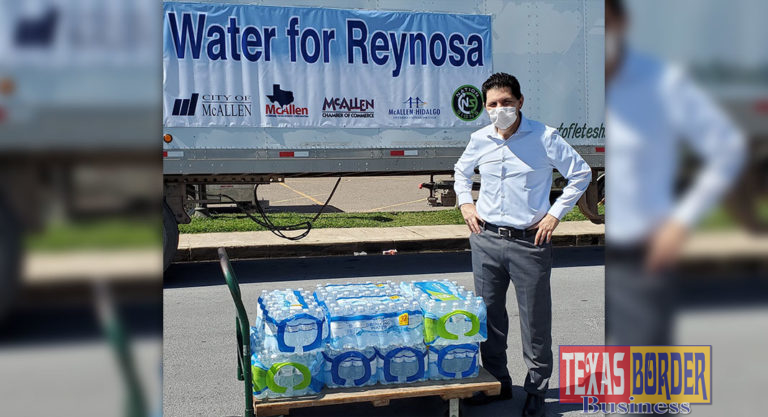 In an effort to aid Reynosa community in their time of need, the City of McAllen, McAllen Chamber of Commerce, the McAllen Economic Development Corporation & the McAllen Hidalgo-Anzalduas International Bridge, with the support of the Mexican Consulate in McAllen are coordinating efforts to send one trailer full of cases of drinking water for the people of Reynosa.