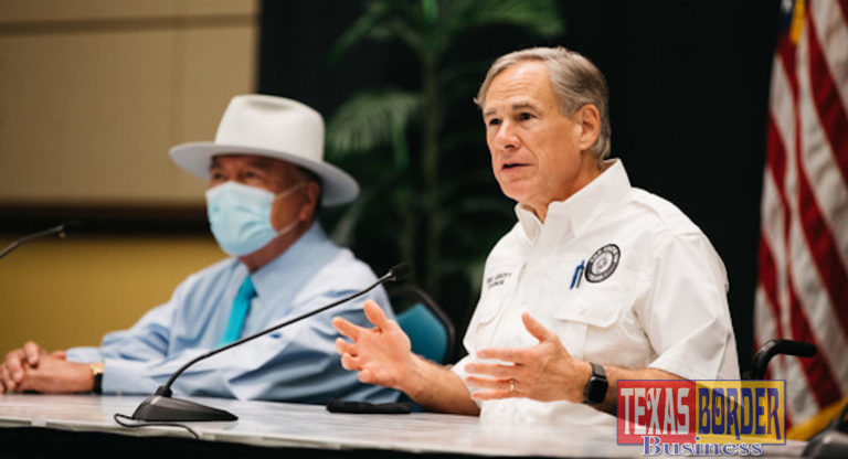 Governor Abbott Visits McAllen Convention Center For Opening Of Temporary Health Care Facility
