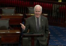 Cornyn: Senate Shouldn’t Recess Without Passing Coronavirus Relief