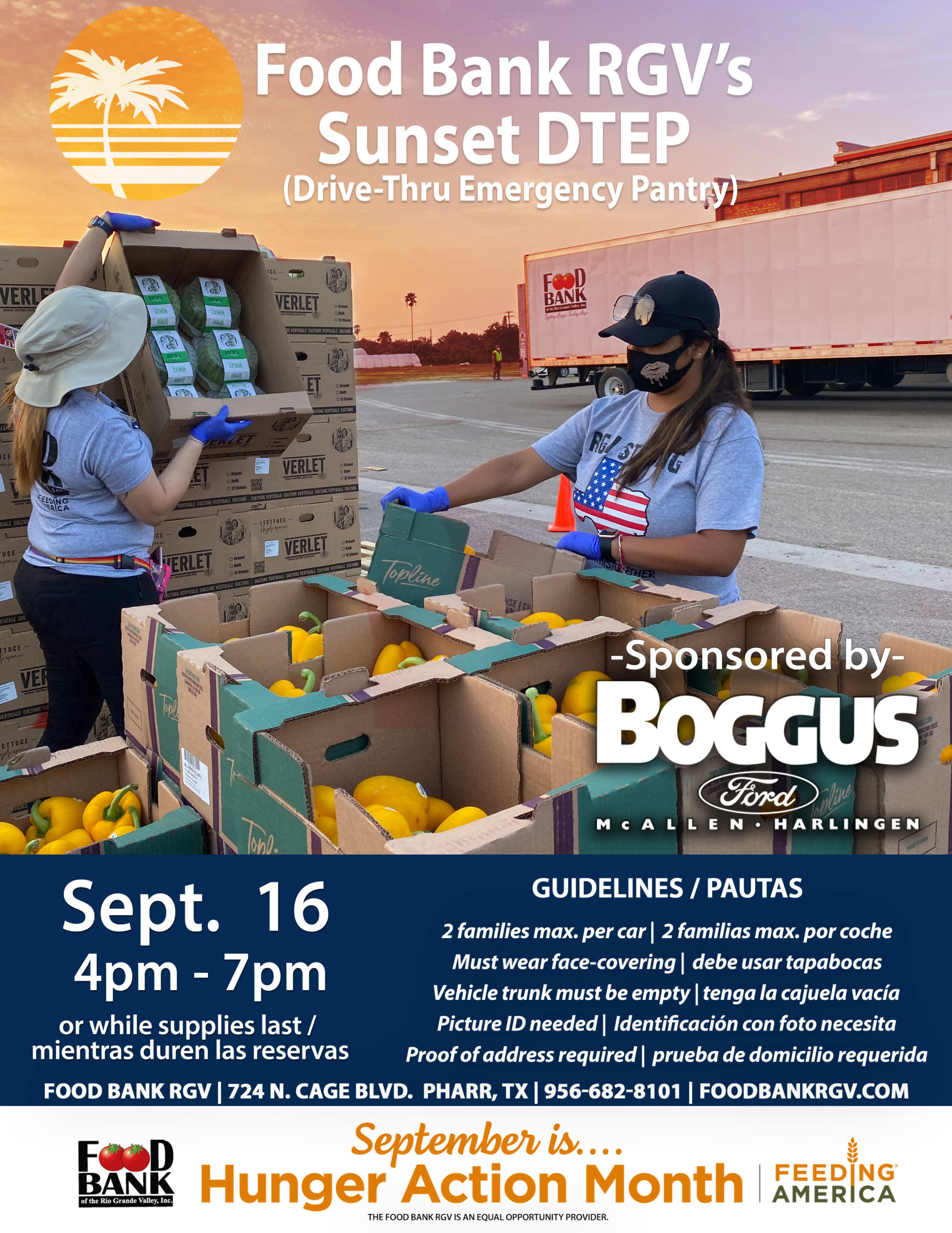 Food Bank RGV Partners with Boggus Auto Group for HUNGER ACTION MONTH