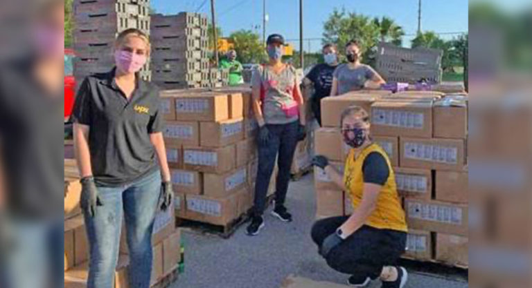Lacks Furniture on Behalf of the Aaronson Foundation provides 200,000 meals to the Food Bank RGV