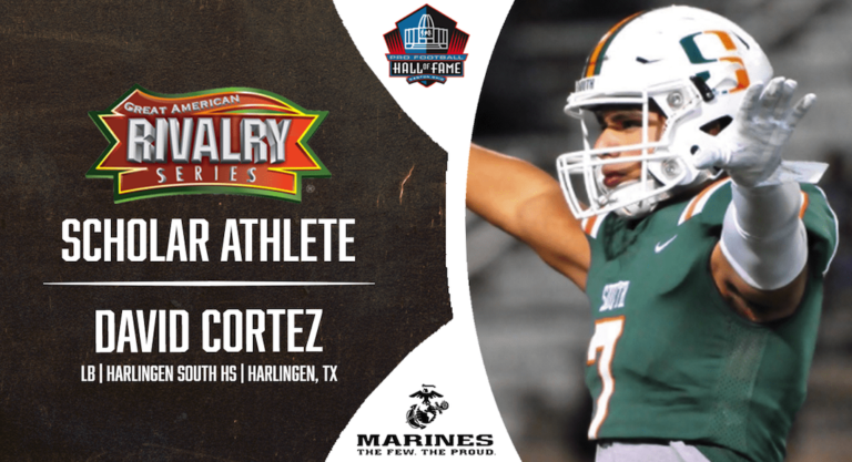 David Cortez is named Great American Rivalry Series® Scholar Athlete