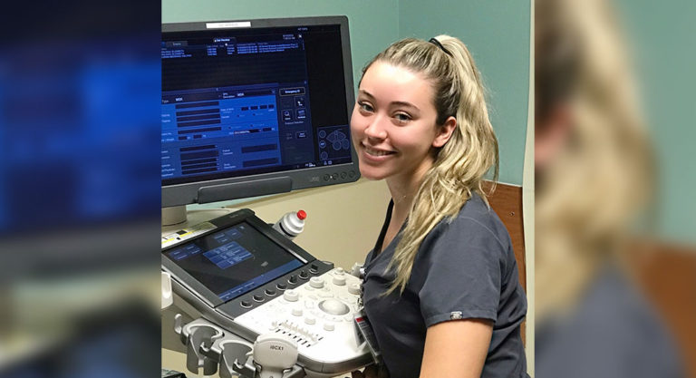 Sonography Grad Starts Career amid Pandemic