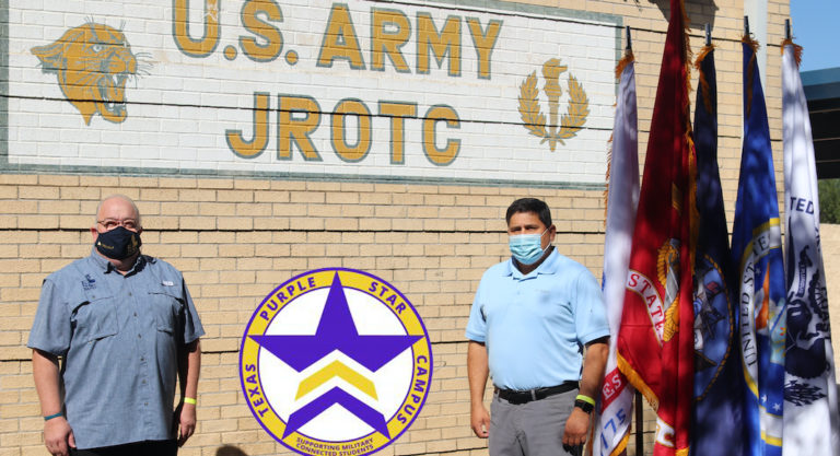 Edinburg CISD school earns Texas Purple Star award for supporting military families