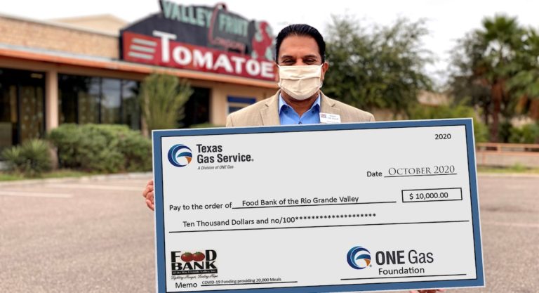 Texas Gas Service Donation to Food Bank Provides 50,000 Meals to RGV Families