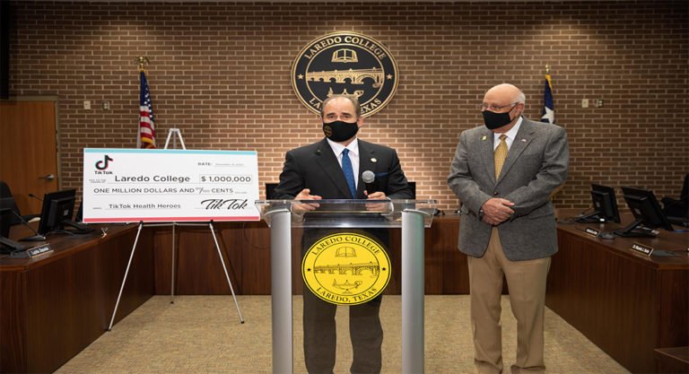 Laredo College is one of only ten nationwide to get $1M donation from TikTok