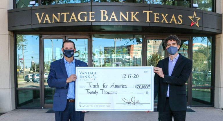 Vantage Bank Texas Sponsorship Enables Teach For America Rio Grande Valley to Minimize Learning Disruption