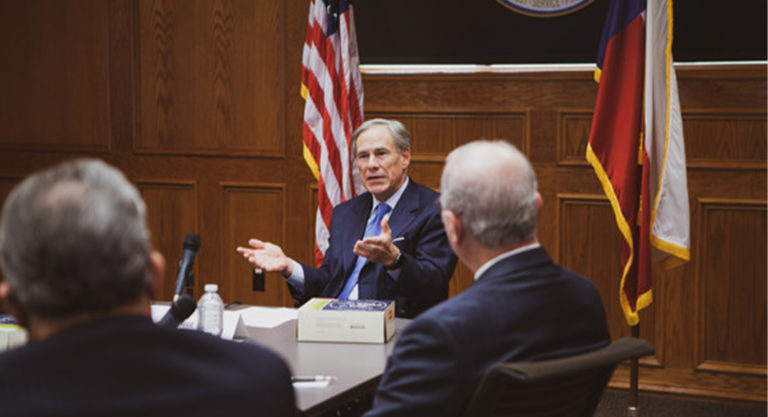Governor Abbott Hosts Roundtable Discussion In Austin On Law Enforcement, Public Safety Priorities