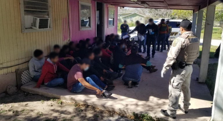28 Illegal Aliens Discovered in Stash House