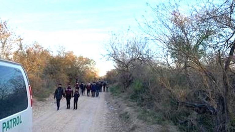 Border Patrol Agents Arrest Large Groups of Illegal Aliens in Mission, Texas