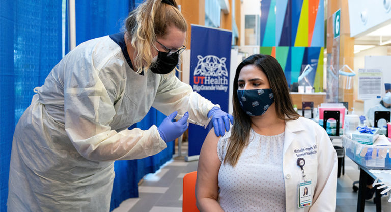 Medical providers receive second dose of COVID-19 vaccine