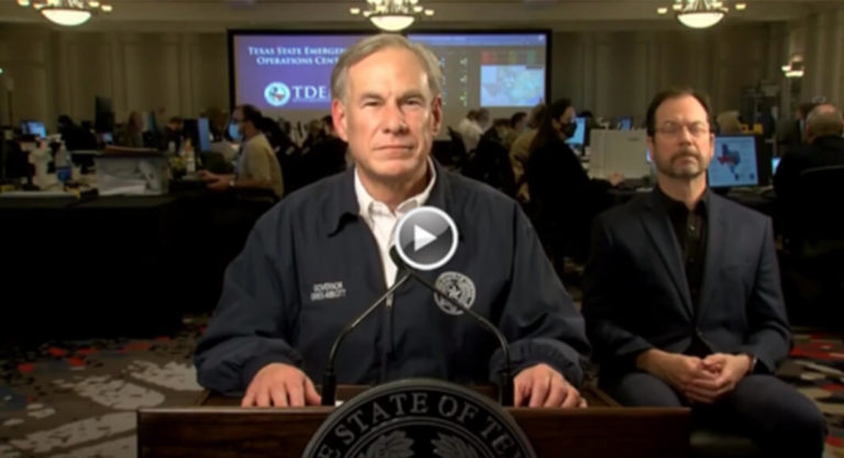 Governor Abbott Delivers Televised Statewide Address On Power Outages, Winter Weather Response In Texas