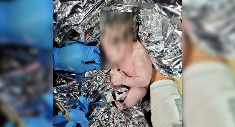 Baby Born in Frigid Temperatures Near the Rio Grande