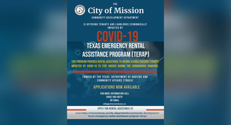Rental help available for eligible Mission residents impacted by COVID
