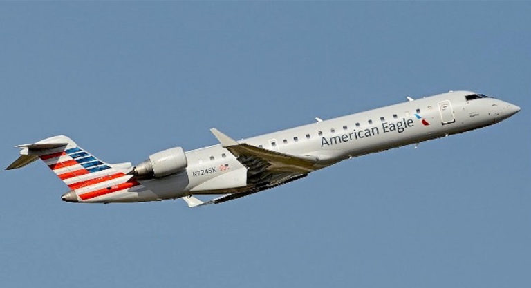 American Airlines Inaugural flight from Harlingen to Chicago