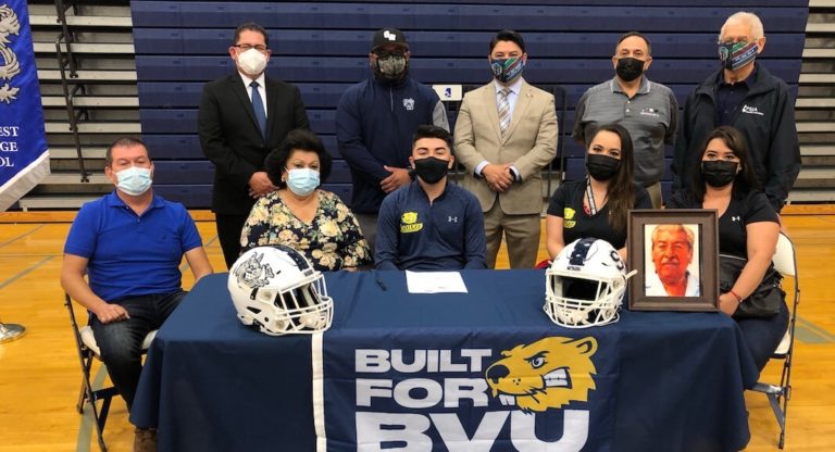 PSJA Athlete signs to continue his football career at the collegiate level