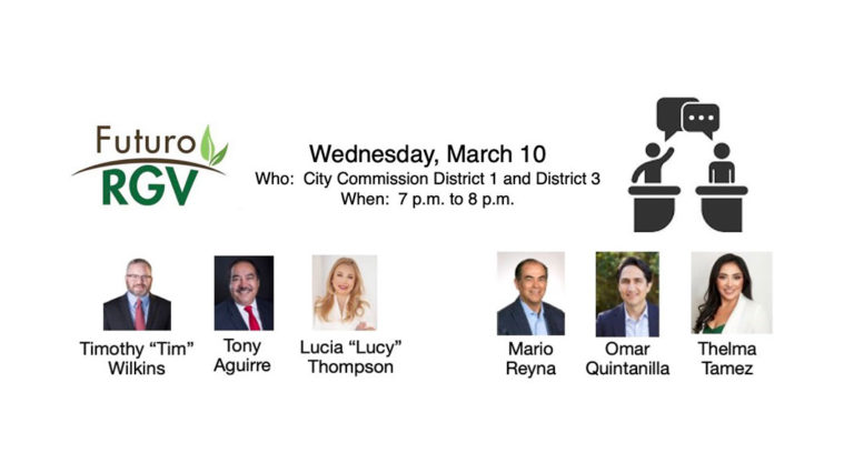Futuro RGV: McAllen Candidates for City Commission District 1 and District 3