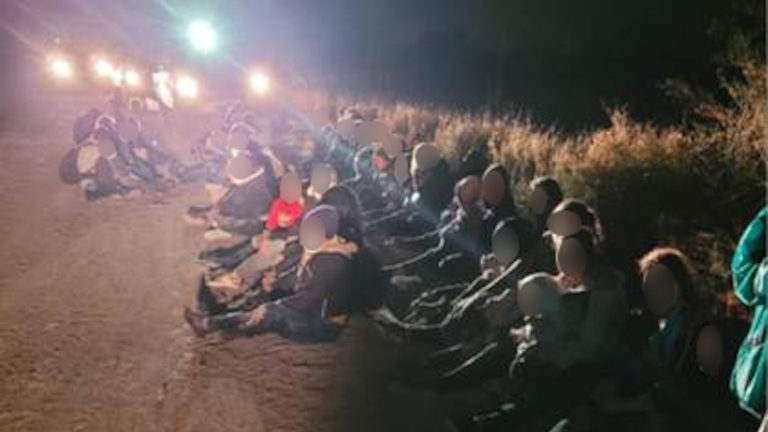 Border Patrol Agents Apprehended a Group of 105 Illegal Aliens