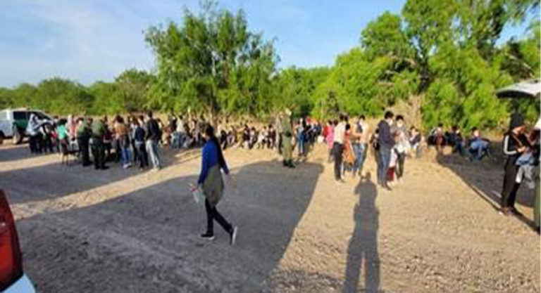 Two Large Groups Encountered by Rio Grande City Border Patrol