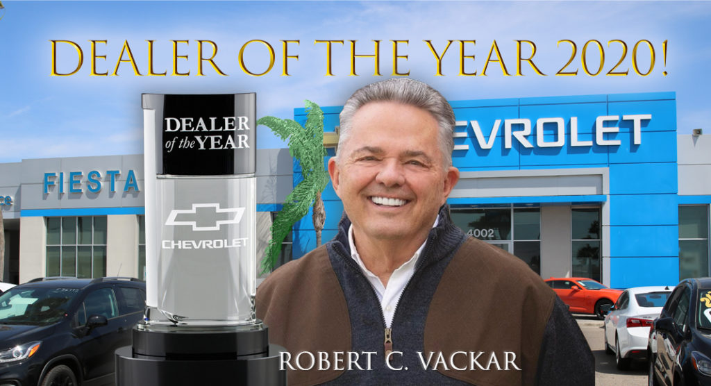 General Motors Honors Bob Vackar as Chevrolet Dealer of the Year