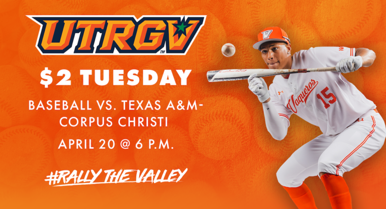 UTRGV Baseball To Host Texas A&M-Corpus Christi For $2 Tuesday April 20