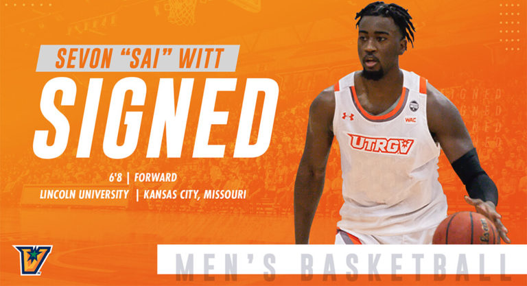 UTRGV Men’s Basketball Adds Sevon “Sai” Witt for 2021-2022