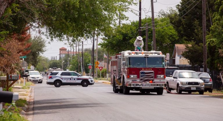 City of McAllen Fire Department: Bees Contained, Avoid Area for Safety